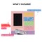 Incraftables Rainbow Scratch Paper Set. Magic Notes Kit with 30pcs Scratch Art Paper, 5pcs Wooden Stylus & 4pcs Drawing Stencils. Black Scratch Off Paper for Kids. Best Scratch Pad for Drawing & Craft
